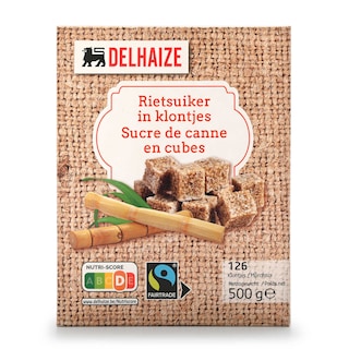 Delhaize | Sucre en cube | Canne | FT 
