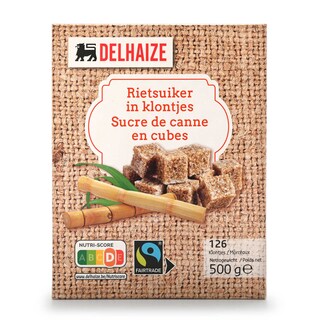 Delhaize | Sucre en cube | Canne | FT 500 gr