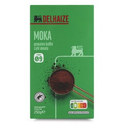Delhaize | Koffie | Moka | Gemalen 250 gr