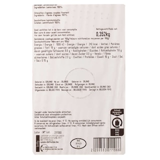 Delhaize | Koteletten | Lam | Royal | Celtic +/- 300 gr