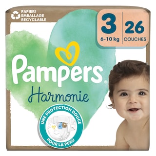 Pampers | Harmonie | Langes | Taille 3 