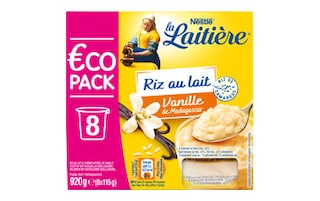 La Laitière | Rijstpap | Vanille | Economy pack 