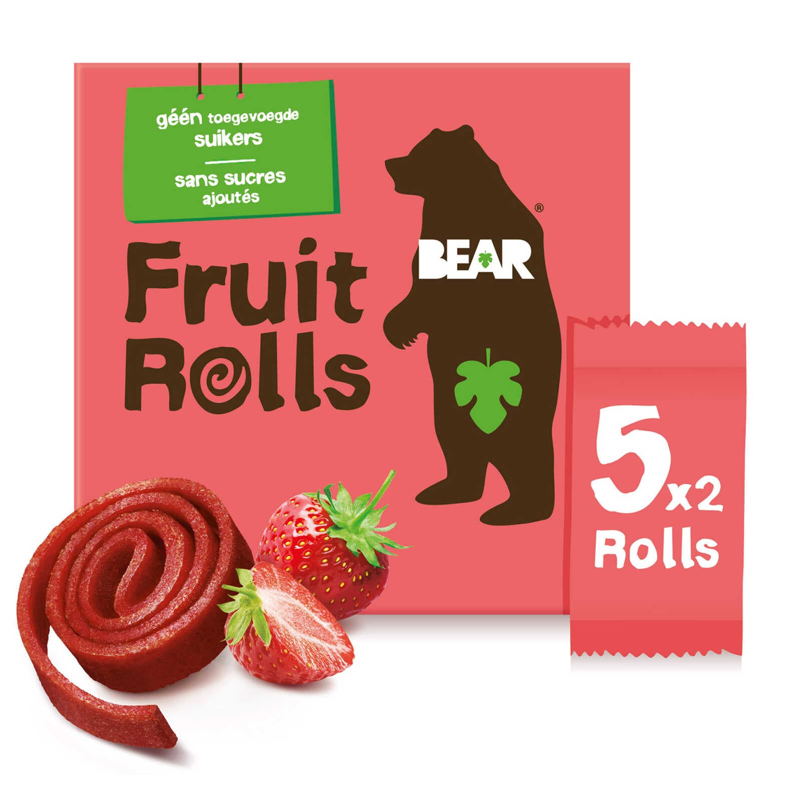 Bear Fruitrolletjes | Aardbei