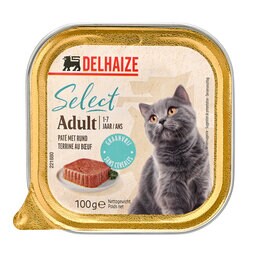 Delhaize | Aliment chat| Terrine | Adult 