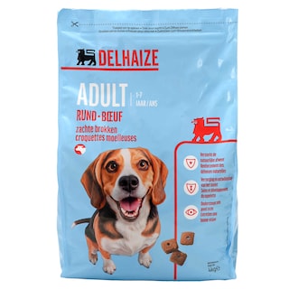 Delhaize | Hondenvoeding | Brokjes | Adult | Rund 