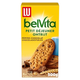 LU | Belvita | Ontbijtkoeken | Chocolade stukjes 
