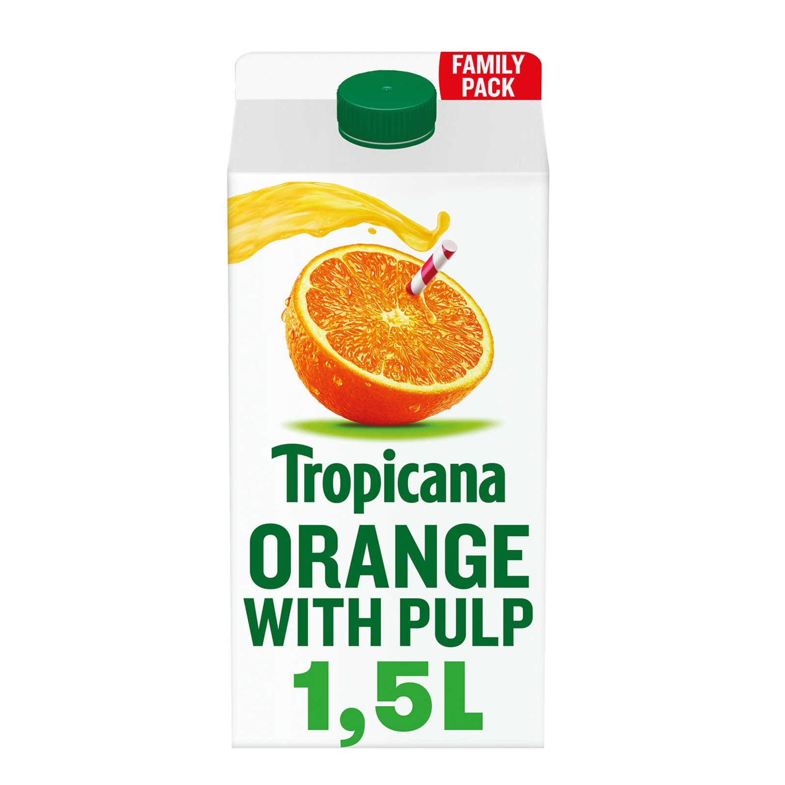 Tropicana Orange With Pulp | Sap | Fruit | 1.5L
