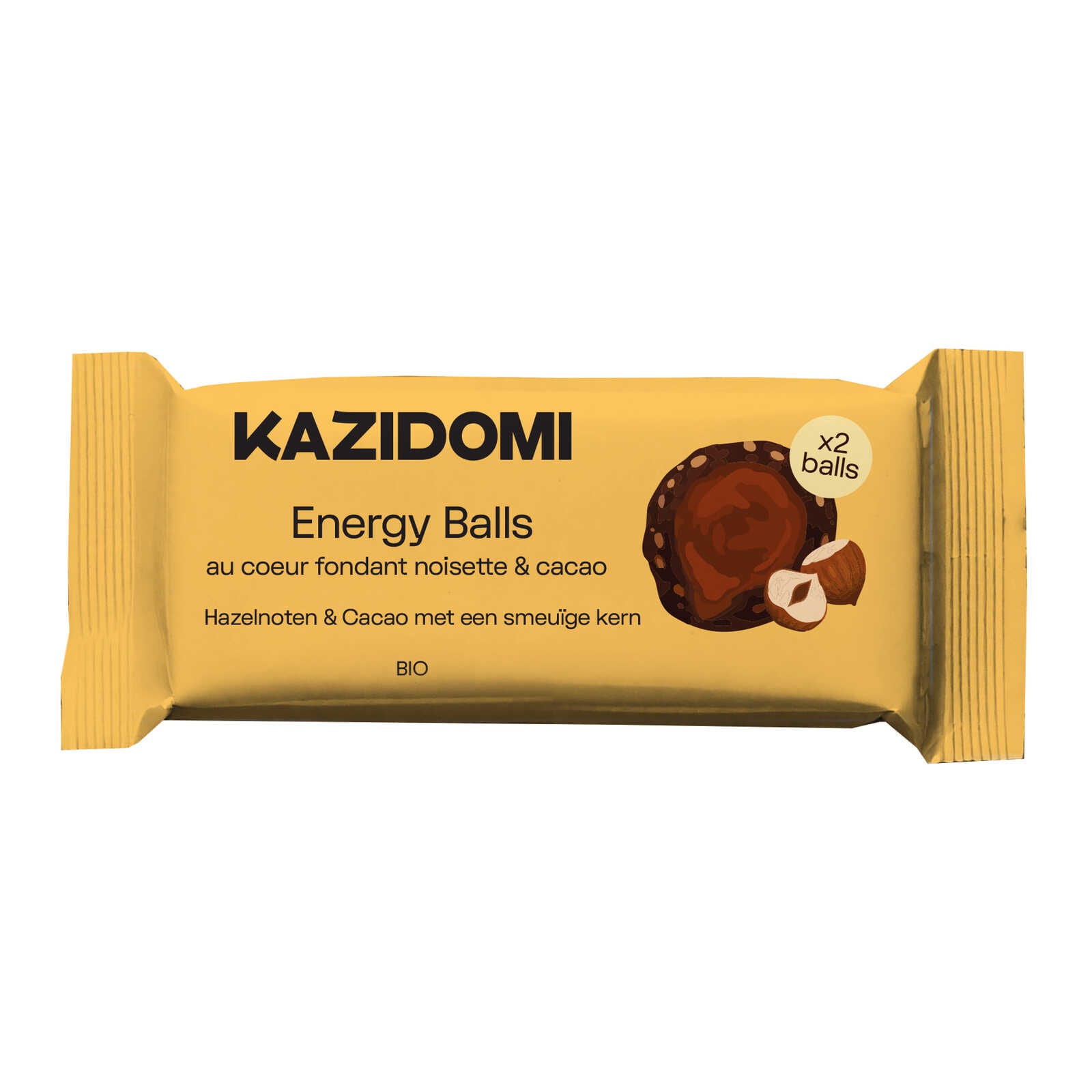 Kazidomi Boule énergie | Noisette | Cacao | Bio