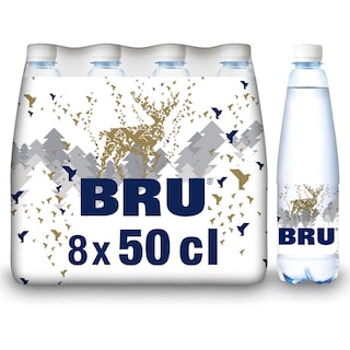 Bru | Natuurlijk licht bruisend mineraalwater | rPET 