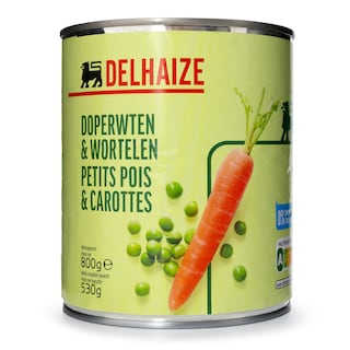 Delhaize | Erwten - Wortelen 