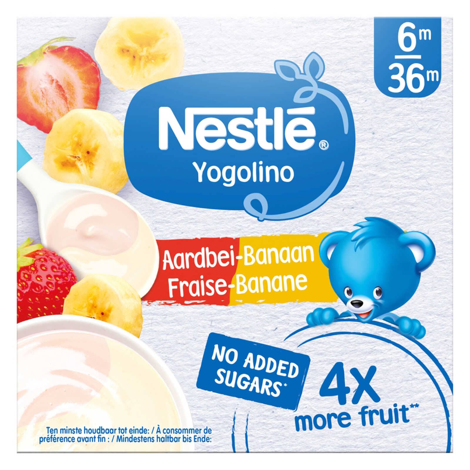 Nestlé Melkdessert | Aardbei Banaan | 6 maanden