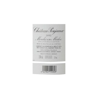 Chateau Poujeaux | Moulis-en-Médoc | 2012 