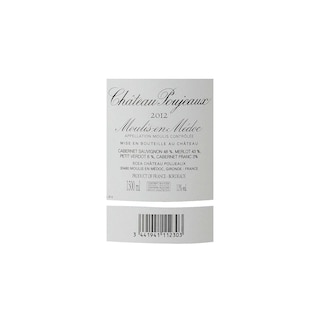 Chateau Poujeaux | Moulis-en-Médoc | 2012 