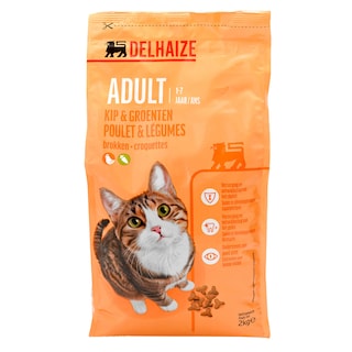 Delhaize | Aliment pour chat | Poulet | Légumes 2 kg