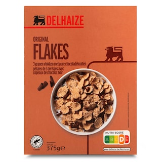 Delhaize | Céréales | Orginal Flakes | Chocolat 375 gr