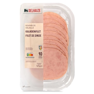 Delhaize | Filet de dinde 125 gr