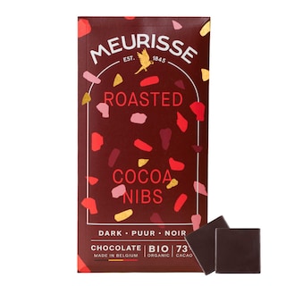 Meurisse | Chocolat Noir | Eclats de Fèves de Cacao | Fairtrade | Bio 