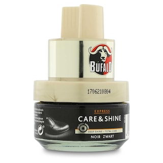 Bufalo | Schoensmeer | Express | Care & shine | Met verdeelspons | Zwart 