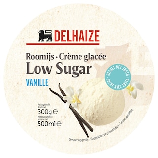 Delhaize | Roomijs | Vanille | Low sugar 