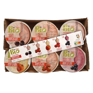 Delhaize | Bio | Yoghurt | Vruchtenmengeling | Bio 