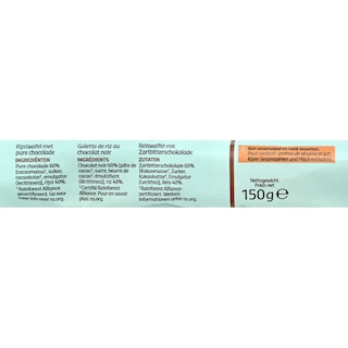 Delhaize | Rijstwafels | Pure chocolade 