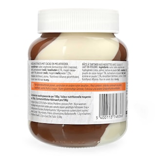 Delhaize | Pâte à tartiner | Duo | Blanc & noisettes 