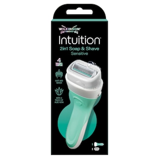 Wilkinson Sword | Intuition | Rasoir sensitive | 2en1 savon & rasage 