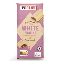 Delhaize | Chocolat Blanc Praliné 