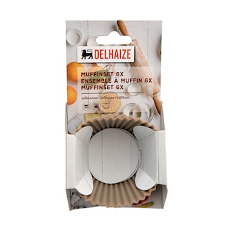Delhaize | Home | Moule à muffins | Silicone 6 pc