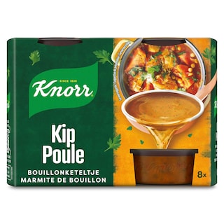 Knorr | Marmite De Bouillon-Keteltje | Bouillon Keteltje | Kip | 8x28 g 