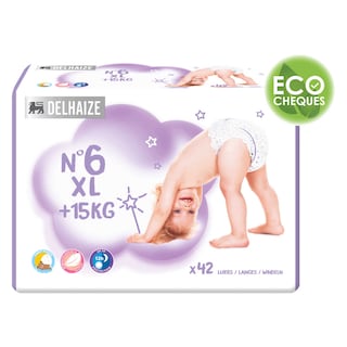 Delhaize | Eco | Luiers | Maat 6 | Eco 42 st