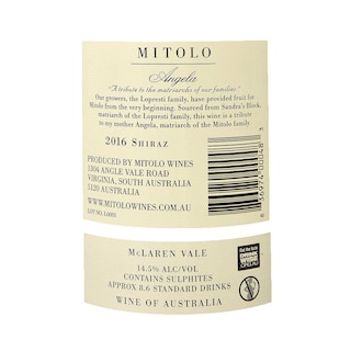 Mitolo | Angela | McLaren Vale | Shiraz 