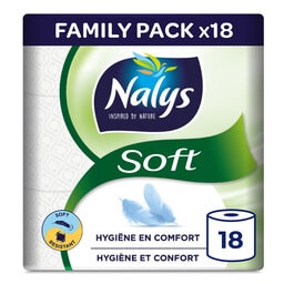 Nalys | Toiletpapier | Soft | Eco | Family Pack 18 st