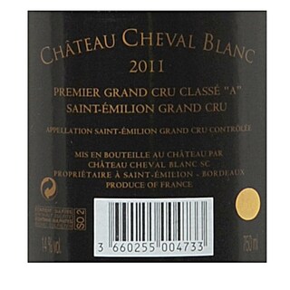 FR BORDEAUX SAINT-EMILION 1GCC | CHATEAU CHEVAL BLANC 1ER GRAND CRU 2011 