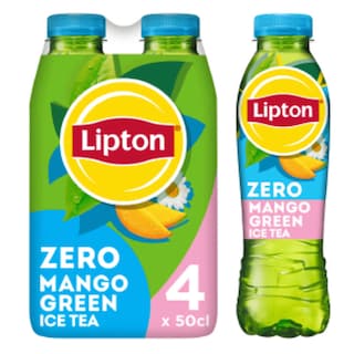 Lipton | Thé glacé | Green Mango Chamomile | Zero | Pétillante | RPET 