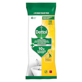 Dettol | Lingettes | Citron | 110st 110 pc