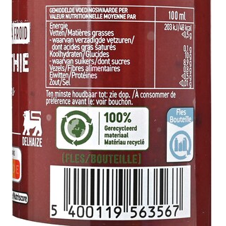 Delhaize | Smoothie | fraise chia 250ml 25 cl