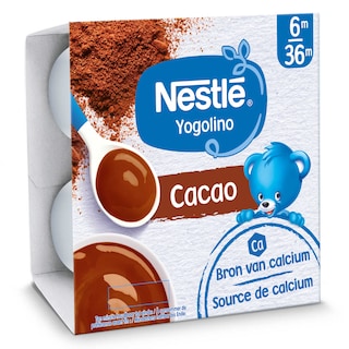 Nestlé | Yogolino | Melkdessert | Cacao | Baby | 6 maanden 