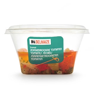 Delhaize | Scampi tapas zongedroogde tomaten 