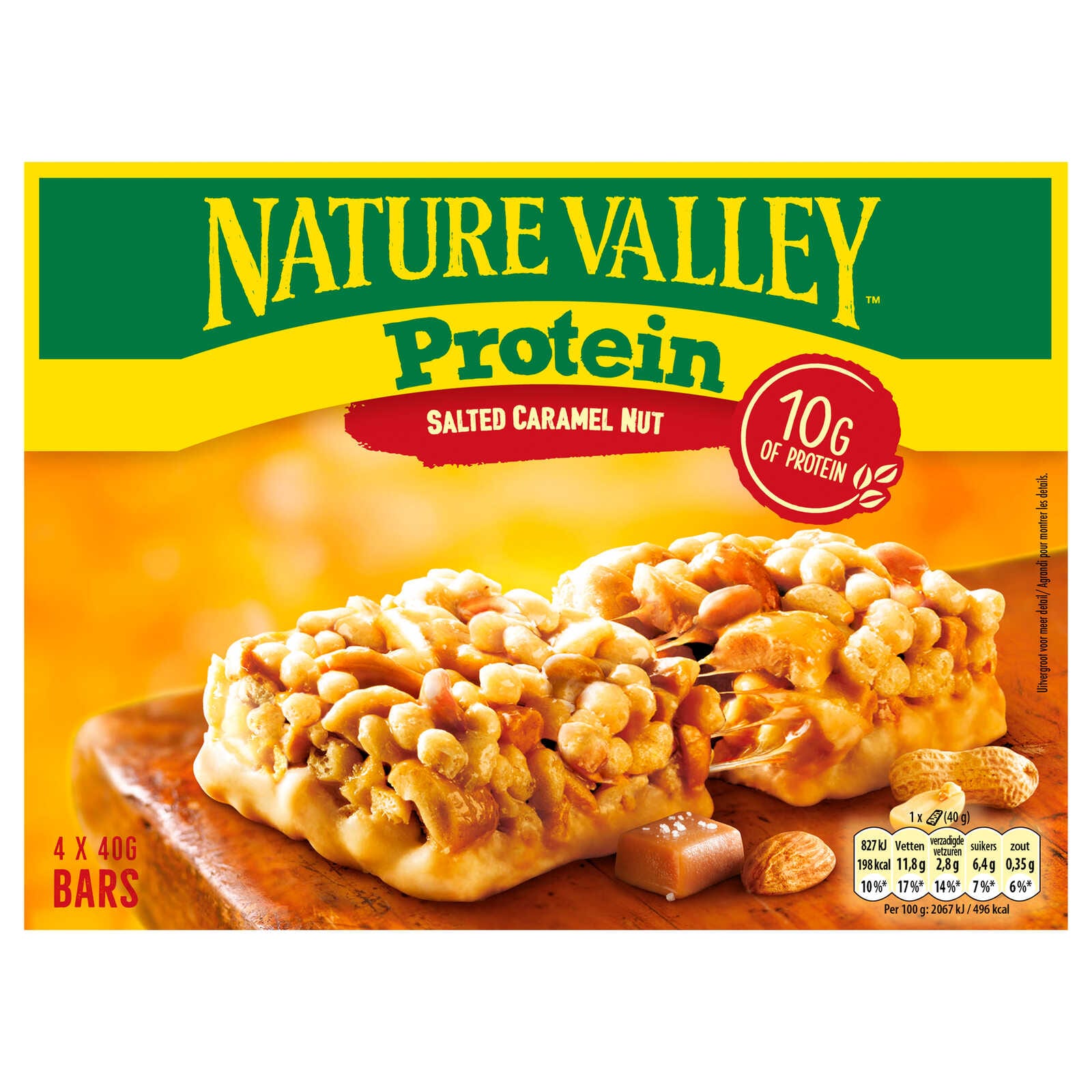 Nature Valley Repen | Protein | Gezouten Karamel | Pinda