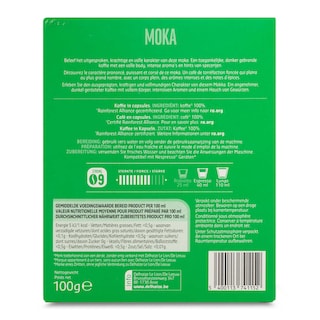Delhaize | Koffie | Moka | 20 Capsules 100 gr