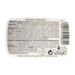 Delhaize | Salade | De thon | Maxi pack | MSC 