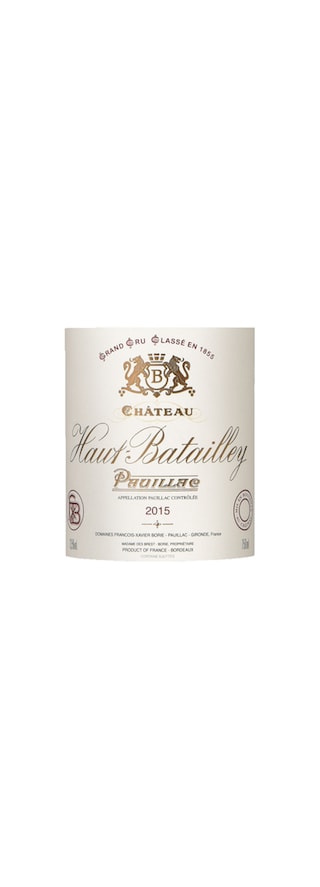 Chateau Haut-Batailley | Pauillac Grand Cru Classé | 2015 