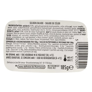 Delhaize | Salade | Céleri 185 gr