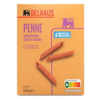 Delhaize | Bio | Pasta | Penne | Spelt | Volkoren 