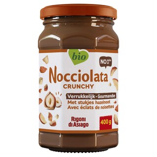 Nocciolata | Pâte à tartiner | Crunchy | Bio 400 gr