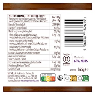 Pip&Nut | Smeerpasta | Hazelnoot & Cacao 