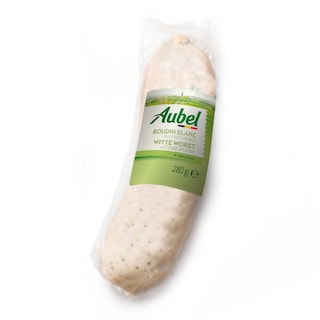 Aubel | Witte worst | Spoel | Met fijne kruiden 