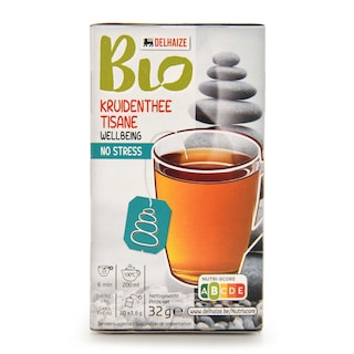 Delhaize | Bio | Kruidenthee | No stress | Zakjes | Bio 