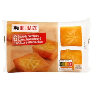 Delhaize | Roombotercake met custardvulling 